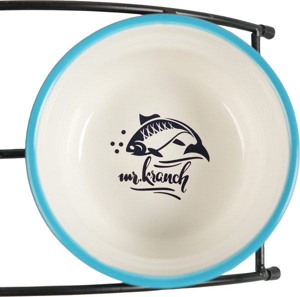 Изображение товара Набор мисок для животных Mr. Kranch Fish&Chips / MKR544544 (голубой)