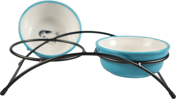 Изображение товара Набор мисок для животных Mr. Kranch Fish&Chips / MKR544544 (голубой)