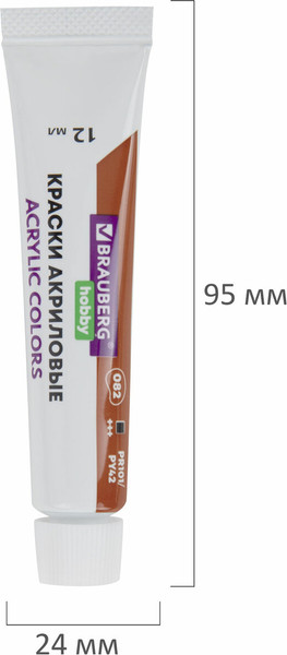 Изображение товара Набор для рисования Brauberg Hobby / 192543 (12цв)