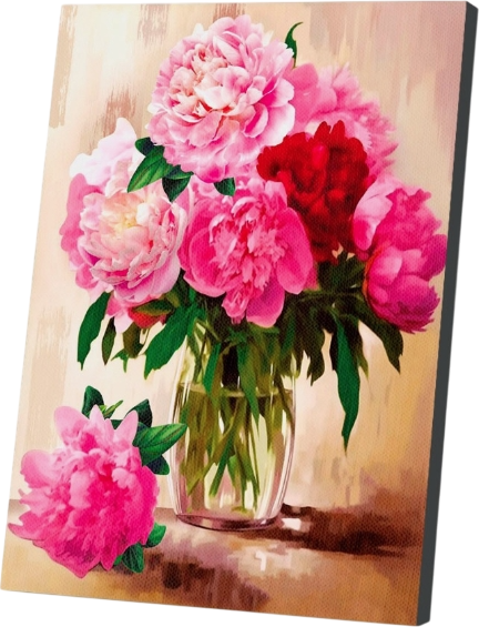Изображение товара Картина по номерам Школа талантов Пионы / 9898599
