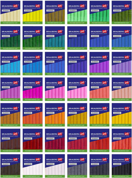 Изображение товара Набор для лепки Brauberg Art / 271165 (42цв)