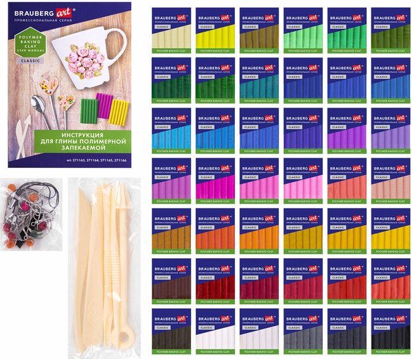 Изображение товара Набор для лепки Brauberg Art / 271165 (42цв)