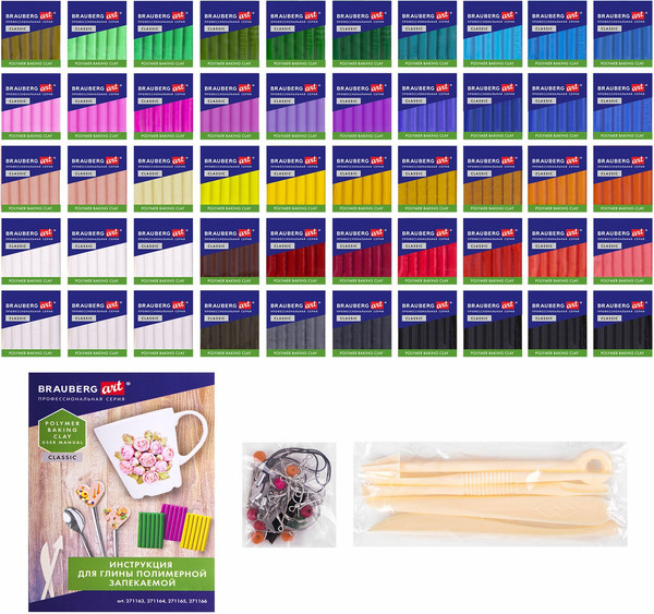 Изображение товара Набор для лепки Brauberg Art / 271166 (42цв)