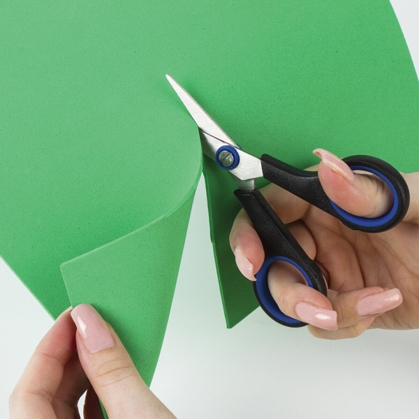 Изображение товара Ножницы канцелярские Остров Сокровищ 237104 (черный/синий)