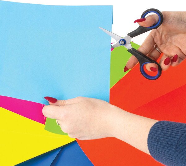 Изображение товара Ножницы канцелярские Остров Сокровищ 237104 (черный/синий)