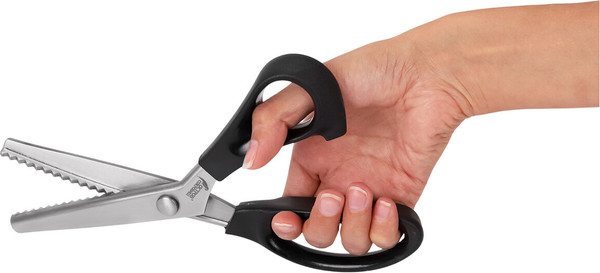 Изображение товара Ножницы портновские Остров Сокровищ Зигзаг / 665600 (черный)