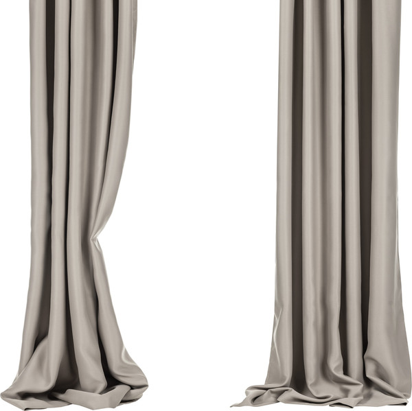 Изображение товара Комплект штор Mio Tesoro Блэкаут 150x250 + Гардина Soft Lines 306 400x250 (серый/белый лен)