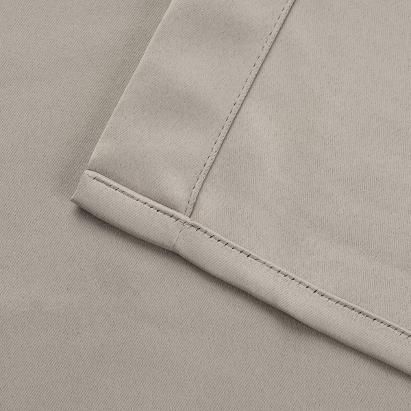 Изображение товара Комплект штор Mio Tesoro Блэкаут 150x250 + Гардина Soft Lines 306 400x250 (серый/белый лен)