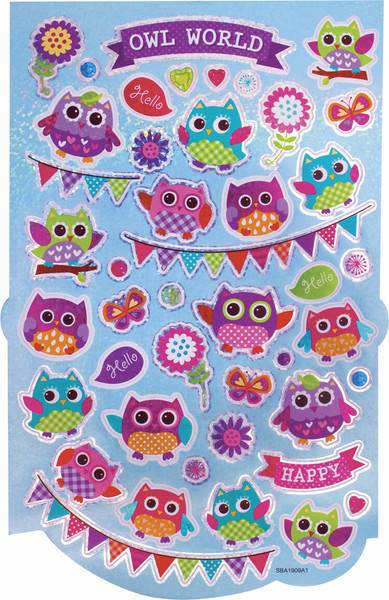 Изображение товара Набор наклеек Юнландия Совята / 662696