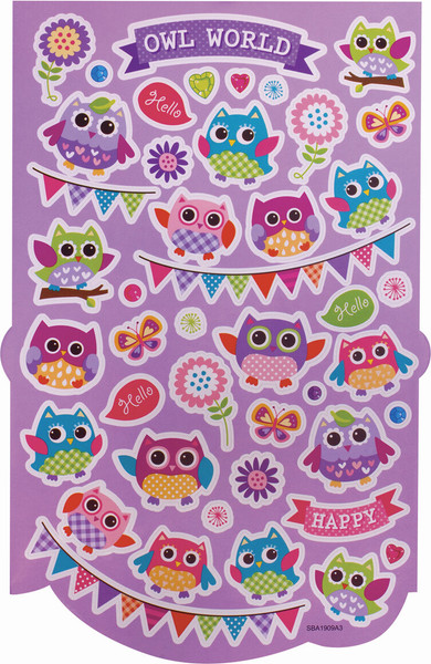 Изображение товара Набор наклеек Юнландия Совята / 662696