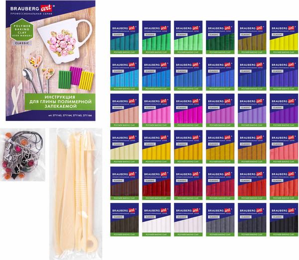Изображение товара Набор для лепки Brauberg Art / 271164 (36цв)