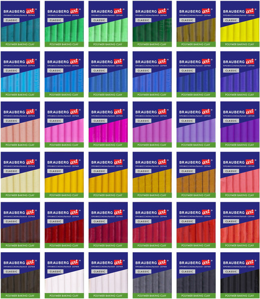 Изображение товара Набор для лепки Brauberg Art / 271164 (36цв)