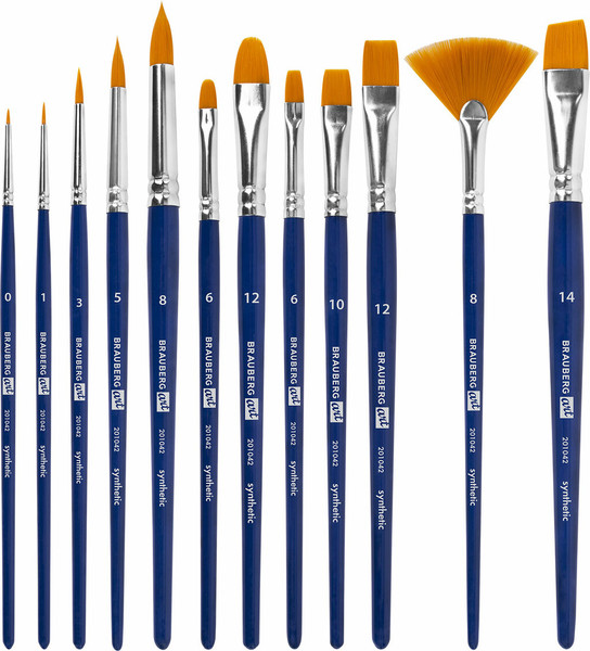 Изображение товара Набор кистей Brauberg Art Debut / 201042 (12шт)