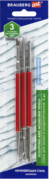Изображение товара Набор стеков для лепки Brauberg Art / 271167 (3шт)