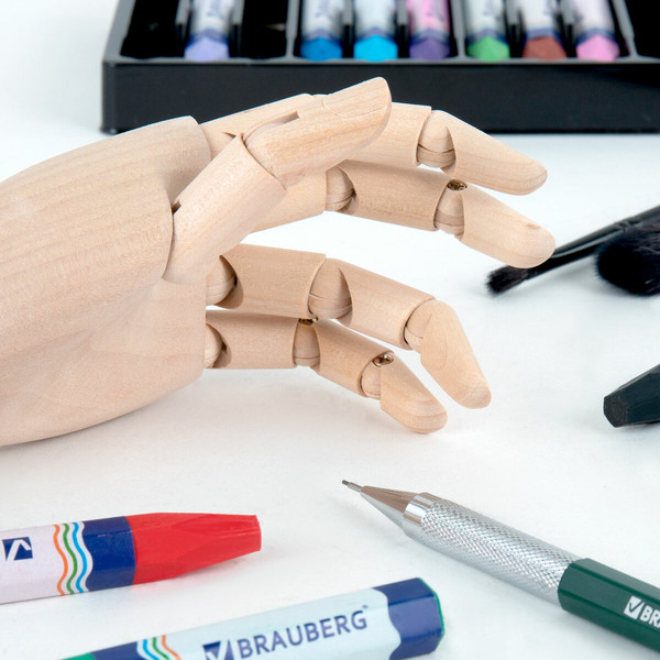 Изображение товара Манекен художественный Brauberg Art Classic Левая рука / 192516