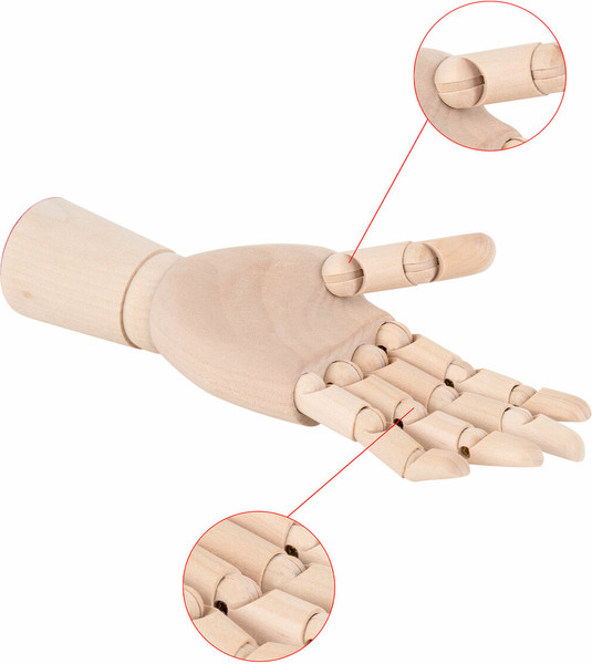 Изображение товара Манекен художественный Brauberg Art Classic Левая рука / 192516