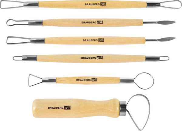 Изображение товара Набор инструментов для лепки Brauberg Art Classic / 271175 (42шт)
