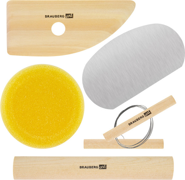 Изображение товара Набор инструментов для лепки Brauberg Art Classic / 271175 (42шт)