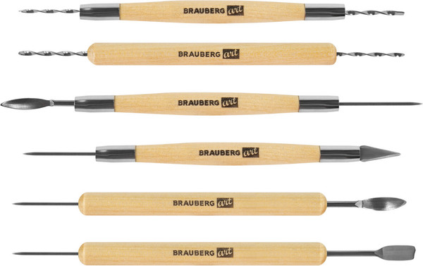 Изображение товара Набор инструментов для лепки Brauberg Art Classic / 271176 (30шт)