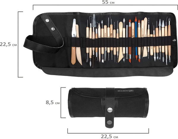 Изображение товара Набор инструментов для лепки Brauberg Art Classic / 271176 (30шт)