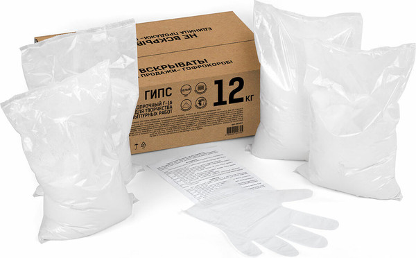 Изображение товара Гипс скульптурный Остров Сокровищ 665451 (12кг)