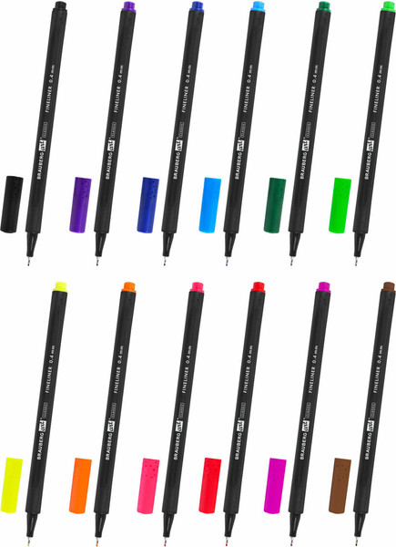 Изображение товара Набор лайнеров Brauberg Art Classic / 144147 (12цв)