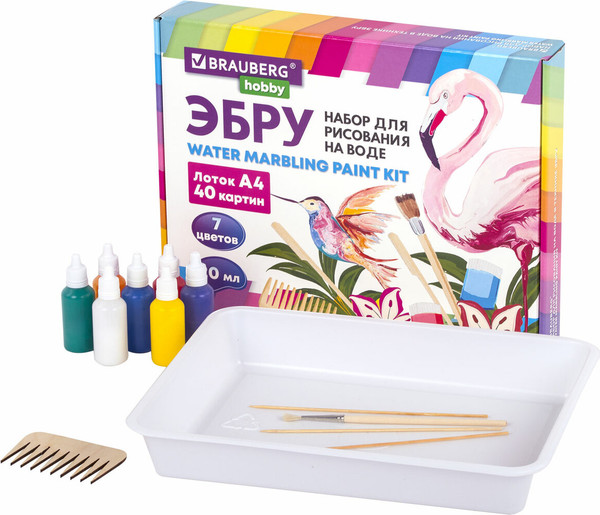 Изображение товара Набор для творчества Brauberg Hobby. Эбру / 665354