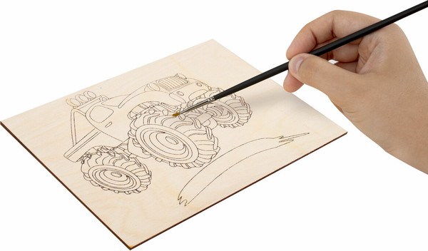 Изображение товара Набор заготовок для творчества Brauberg Hobby. Для выжигания. Транспорт / 665307 (5шт)