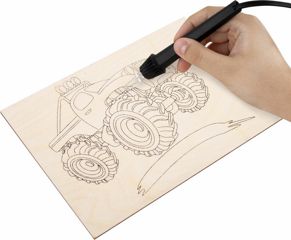 Изображение товара Набор заготовок для творчества Brauberg Hobby. Для выжигания. Транспорт / 665307 (5шт)