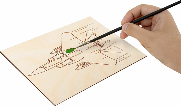 Изображение товара Набор заготовок для творчества Brauberg Hobby. Для выжигания. Военная техника / 665308 (5шт)