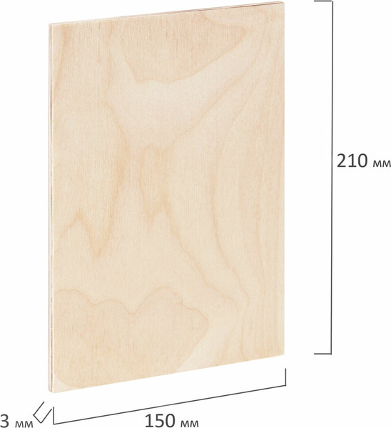 Изображение товара Набор заготовок для творчества Brauberg Hobby / 665312 (5шт)