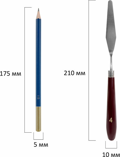 Изображение товара Набор для рисования Brauberg Hobby +холсты и кисти / 192545 (50пр)