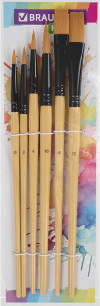 Изображение товара Набор для рисования Brauberg Hobby +холсты и кисти / 192545 (50пр)