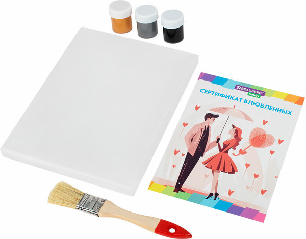 Изображение товара Набор для творчества Brauberg Hobby. Создание отпечатков рук. С сертификатом / 192531