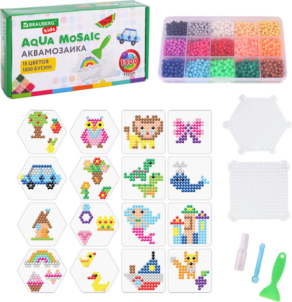 Изображение товара Набор для творчества Brauberg Kids. Аквамозаика / 664913