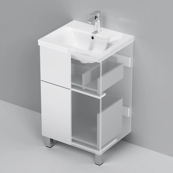 Изображение товара Тумба с умывальником AM.PM Gem M90-FSX0502WG-WCC0502WG