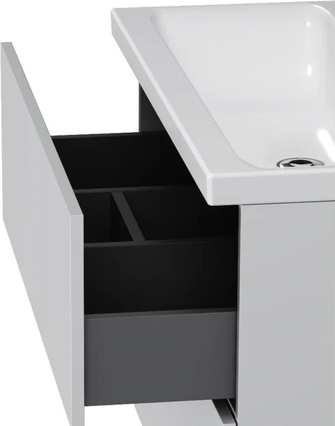 Изображение товара Тумба с умывальником AM.PM Gem M90-FHX0802WG-WCC0802WG