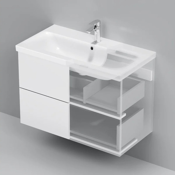 Изображение товара Тумба с умывальником AM.PM Gem M90-FHX0802WG-WCC0802WG