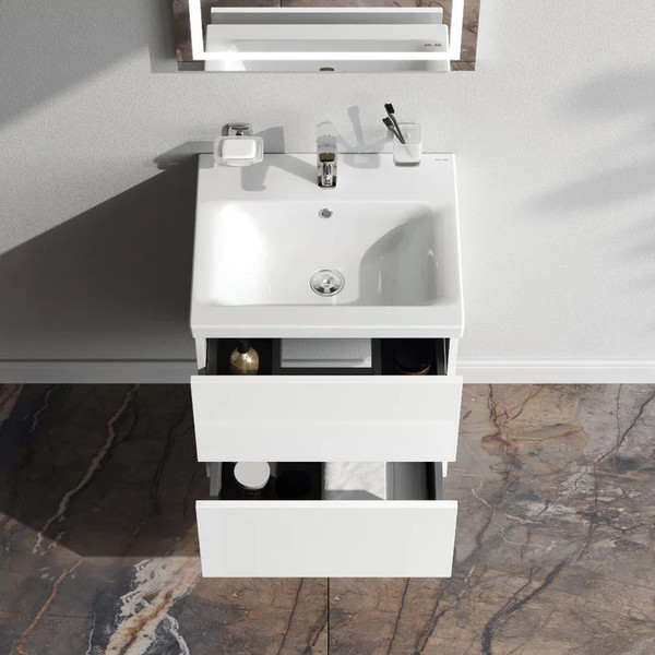 Изображение товара Тумба с умывальником AM.PM Gem M90-FHX0502WG-WCC0502WG