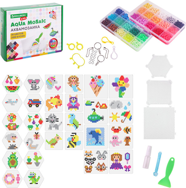 Изображение товара Набор для творчества Brauberg Kids. Аквамозаика / 664915