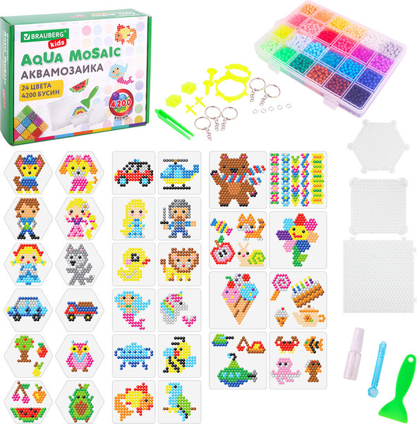 Изображение товара Набор для творчества Brauberg Kids. Аквамозаика / 664916