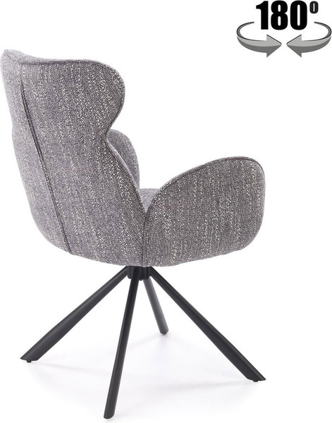 Изображение товара Стул Halmar K571 (серый/черный)