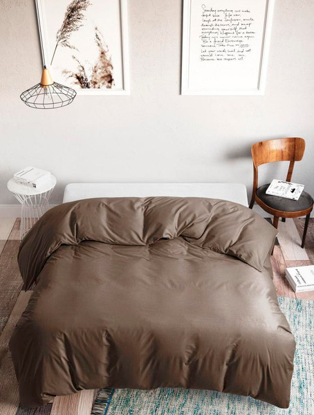 Изображение товара Простыня Ночь нежна Мокко Евро 200x215 / 806