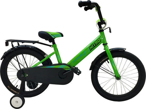 Изображение товара Детский велосипед Forward Nitro 18 2023 / IB3FE112ABGNXXX (ярко-зеленый, разобранный, в коробке)