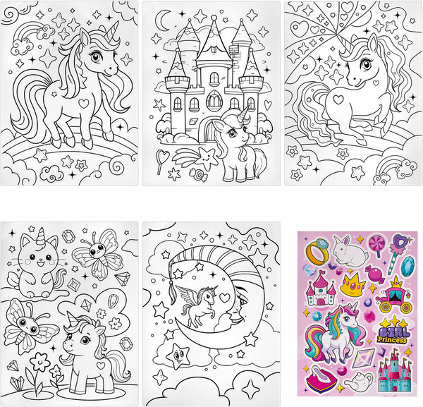 Изображение товара Набор для рисования Юнландия Набор юного художника. Единорог / 665670 (165пр)