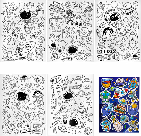 Изображение товара Набор для рисования Юнландия Набор юного художника. Космос / 665671 (165пр)