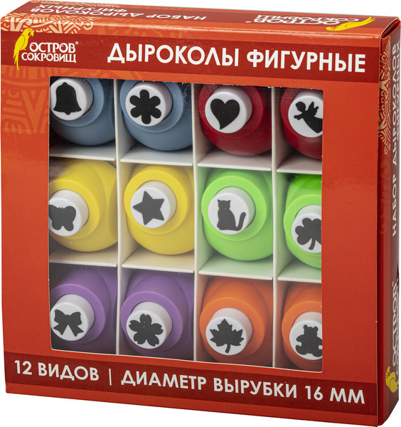 Изображение товара Фигурный дырокол Остров Сокровищ 665227 (12шт)
