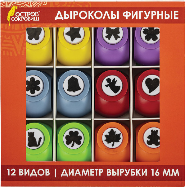 Изображение товара Фигурный дырокол Остров Сокровищ 665227 (12шт)
