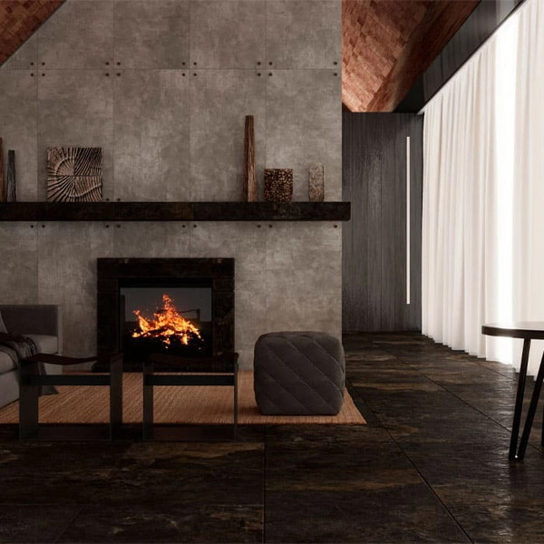 Изображение товара Плитка Lux Ceramics RC Dakar Dark Silver (1200x600)