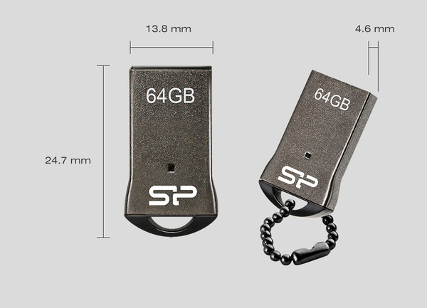Изображение товара USB flash накопитель Silicon Power Touch T01 64Gb (SP064GBUF2T01V1K)